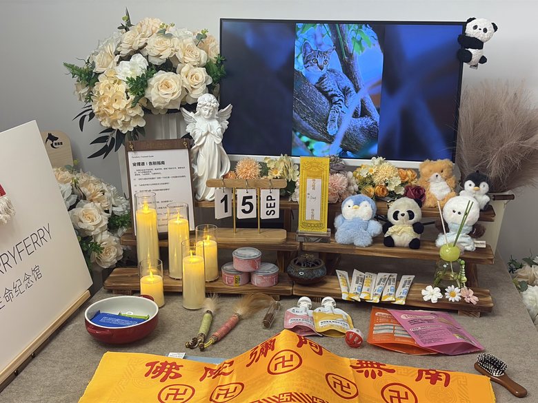 宠物纪念相册与追思布置